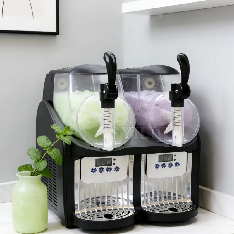 

Full Automatic Ice Shaved Machine Commercial Desktop Slushy Machine Large Capacity Ice Machine