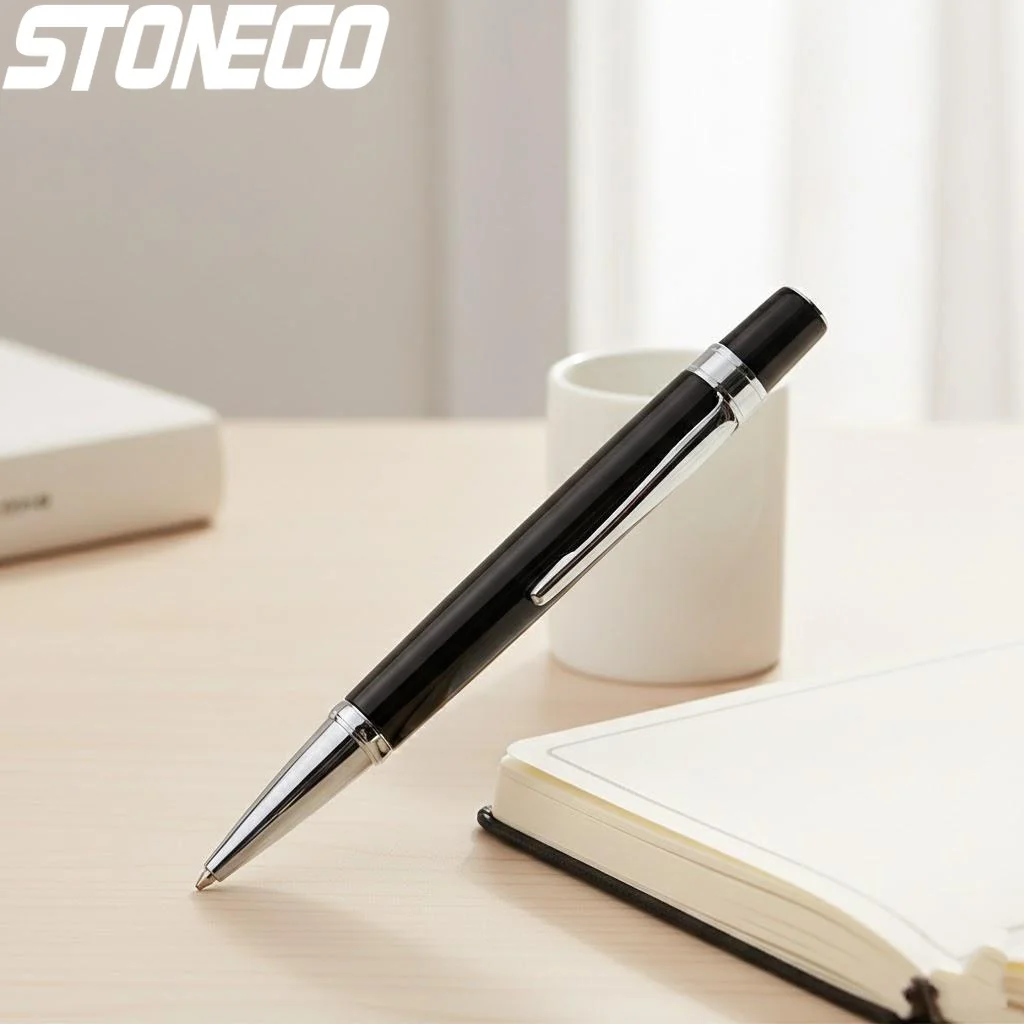 

Mini Rotating Metal Ballpoint Pen Oil Pen Medium Business Advertising Gift Writing Office Supplies