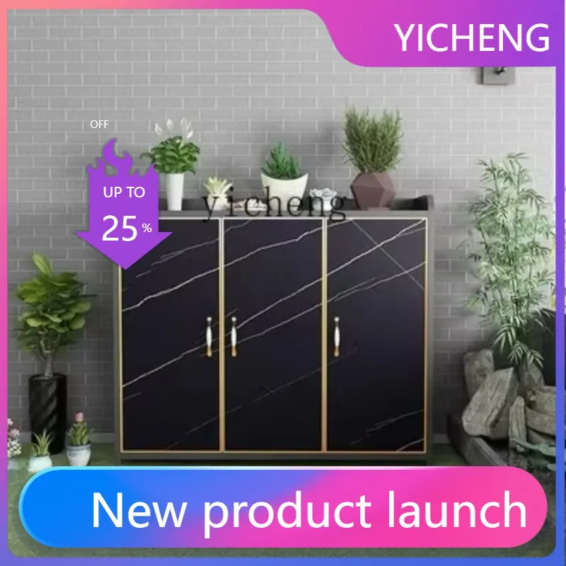 

Aluminum Alloy Outdoor Villa's Door ''Balcony Shoe Cabinet Courtyard Storage Organizer Storage Cabinet