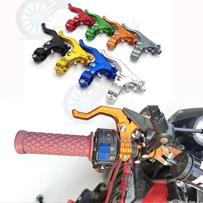 

Motorcycle Handlebars Short Clutch Lever Clutch Handle for Honda Suzuki KTM Motorcycle Cable Clutch Handle grips