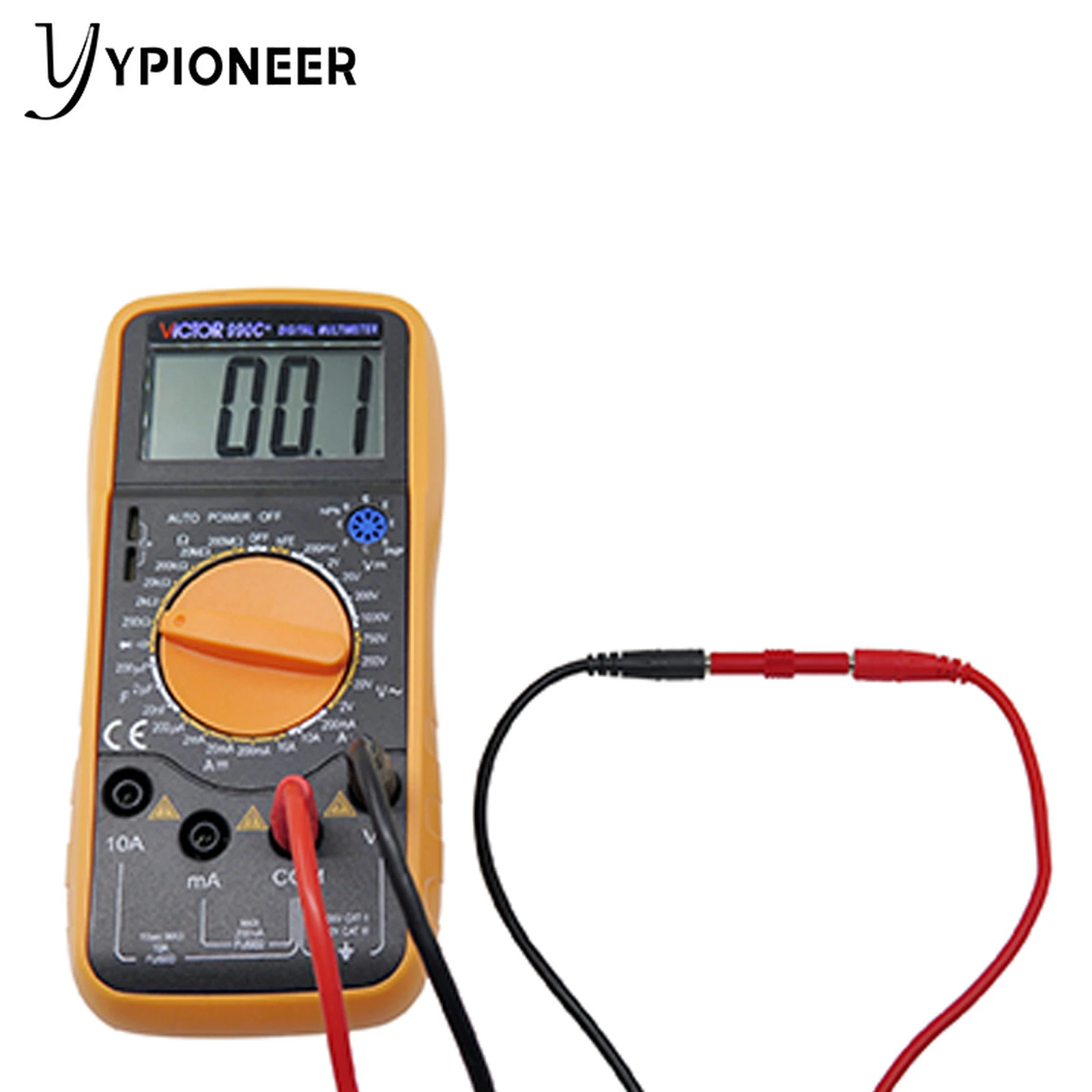 Ypioneer P1041B 4Mm Banana Banana Plug Test Lead Kit Met Alligator Clips U Type Spade Adapter Voor Elektrische testen