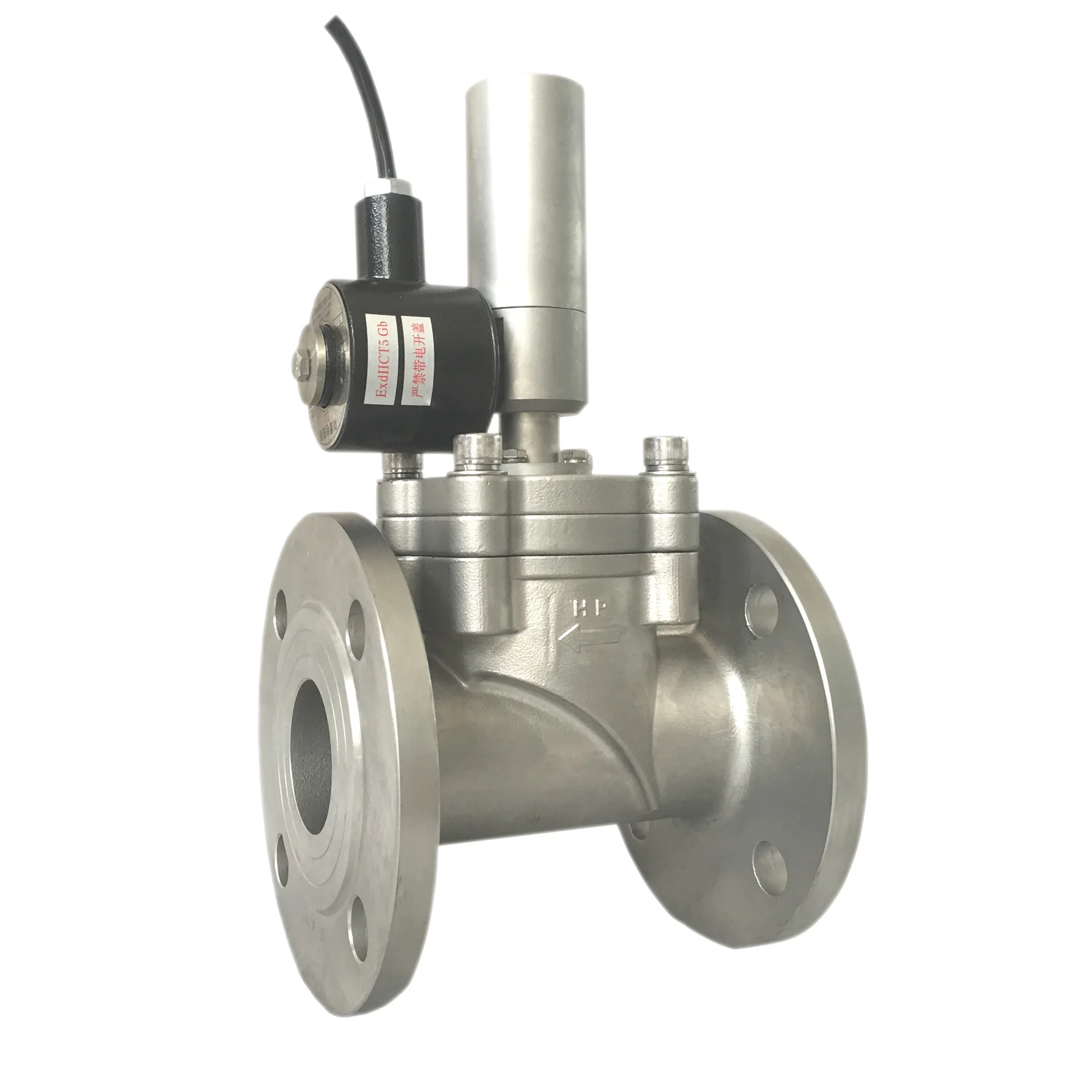 Factory direct sales flange type emergency shut-off solenoid valve/safety valve