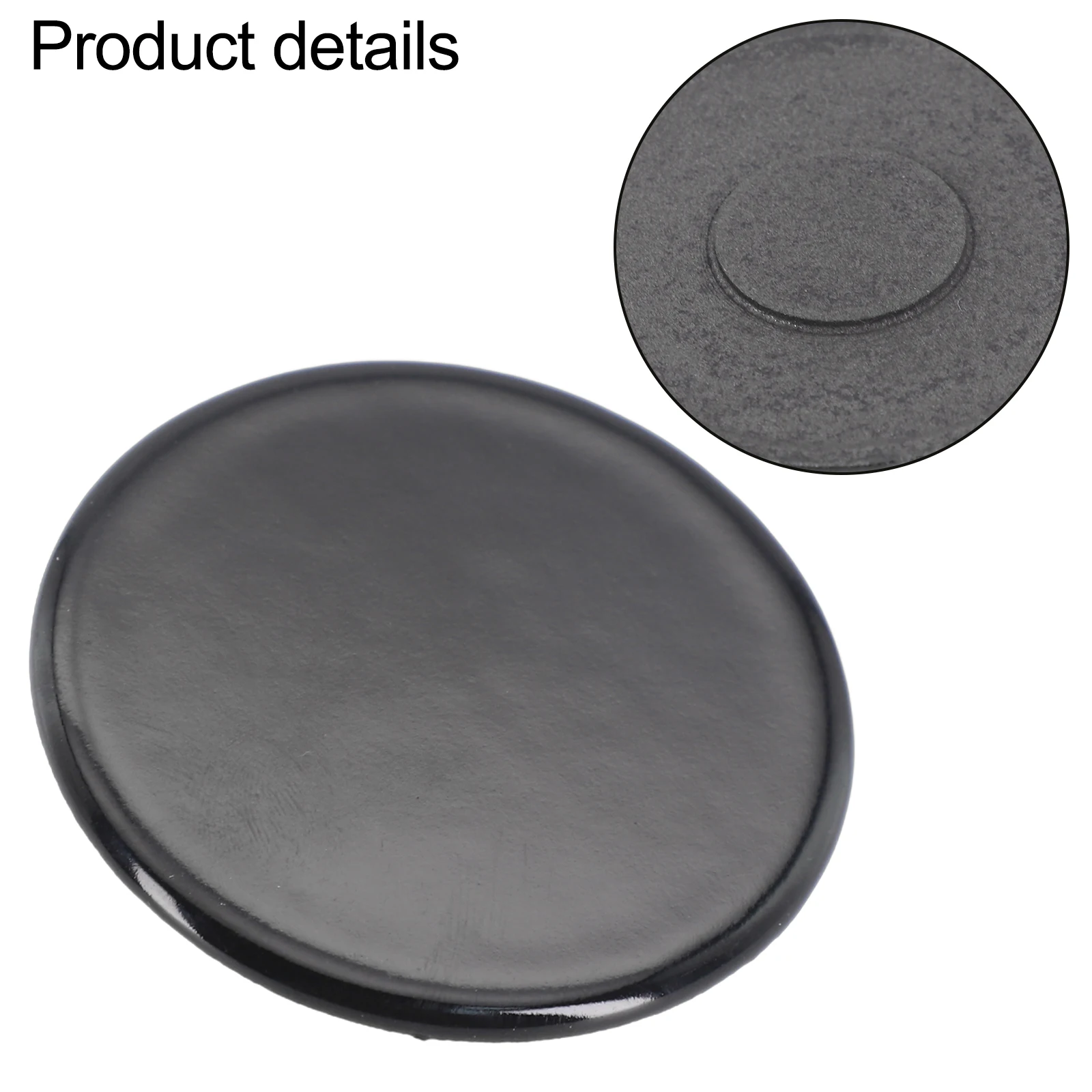 Long Internal Gas Cooker Cover Compatible with For Sabaf Burner Diameters 55mm 75mm 100mm 130mm Iron Enamel Build