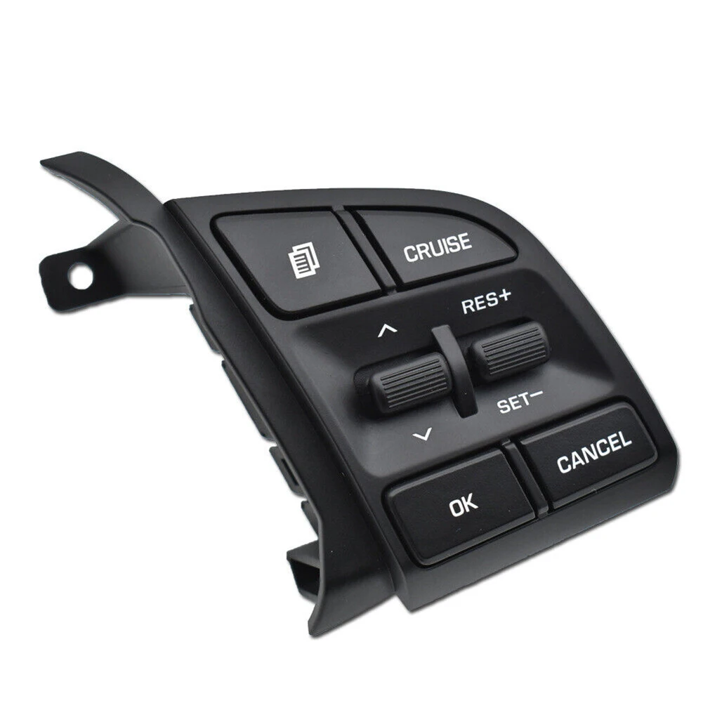 Switch Button Reliable Steering Wheel Cruise Remote Control Switch for HYUNDAI Tucson 2015 2019 Material Switch