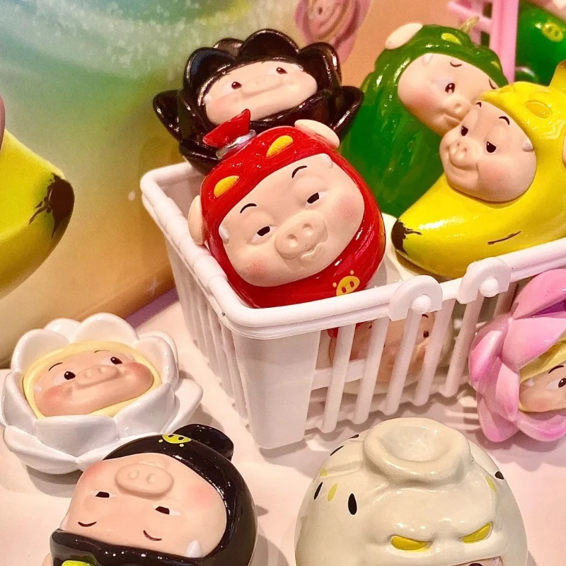 MINISO Blind Box Mini Veelzijdige Ggbond Leuke Kawaii Desktop Decoratie Pop Verjaardagscadeau Kinderspeelgoed Mannelijke God Model