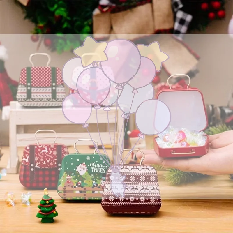 

Рождественские украшения, жестяные сумки-тоут, коробки для конфет, детские подарочные коробки, маленькие жестяные коробки, подарочные коробки для печенья, коробки для домашнего хранения