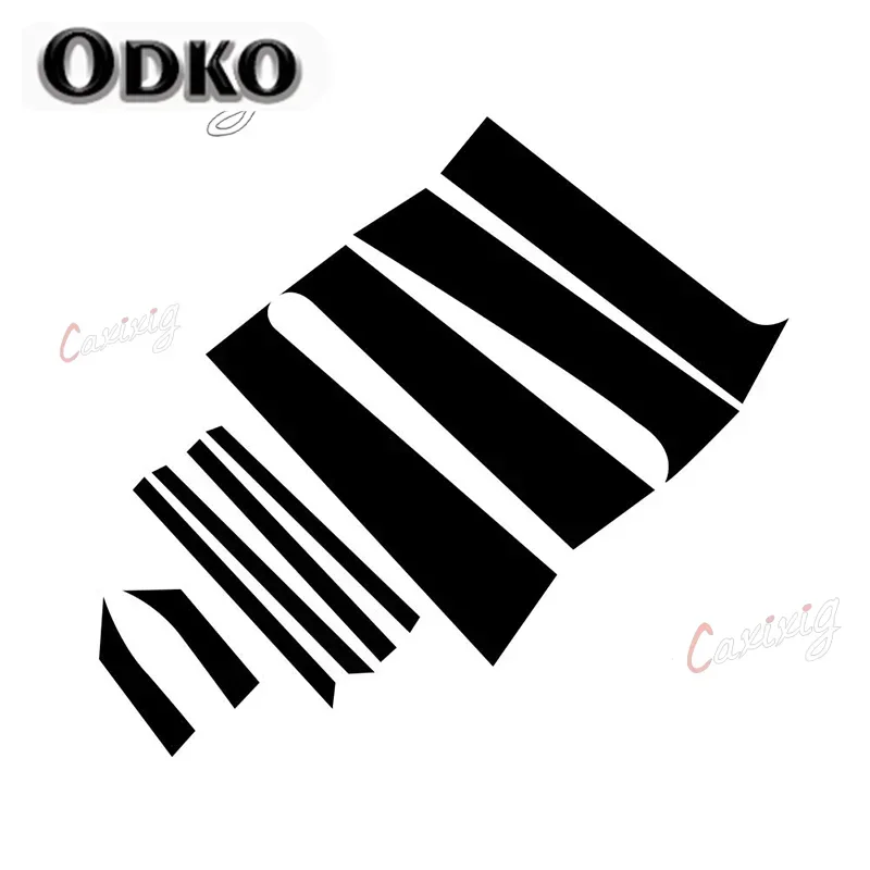10Pcs Car Pillar Posts for Opel Mokka J13 Buick Encore 2013 2014 2015 2016 2017 2018-2022 Door Window Trim Stickers Auto Styling