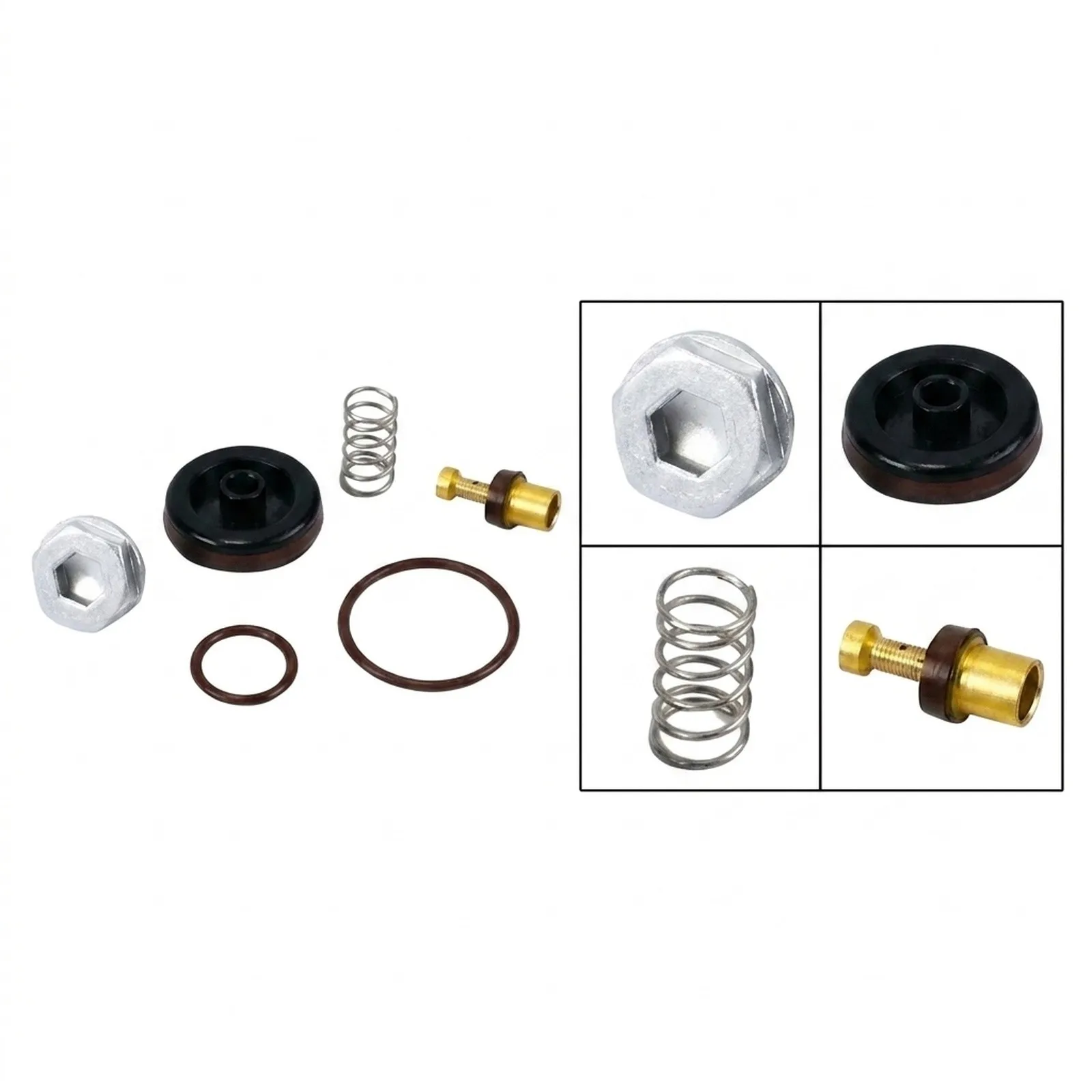 for Porter Cable Compatible Regulator Repair Kit for Air Compressors CPF23400S Type 2 4 GAL and C2150 Type 0 150 PSI