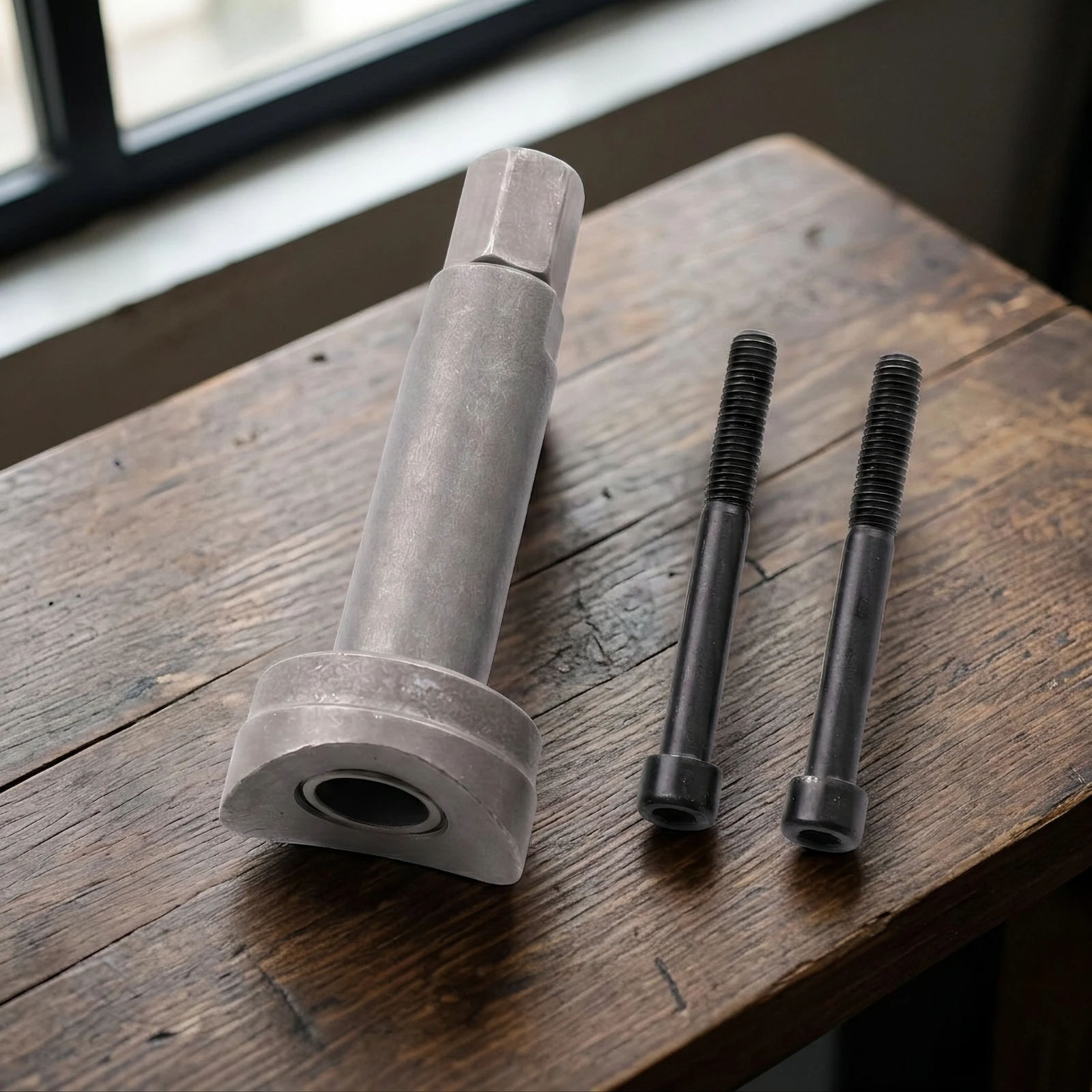 Piston Pin Removal Tool Threaded Piston Pin Puller with Bolts Remover Cylindrical Compact for Mechanics, Motorcycle Repair