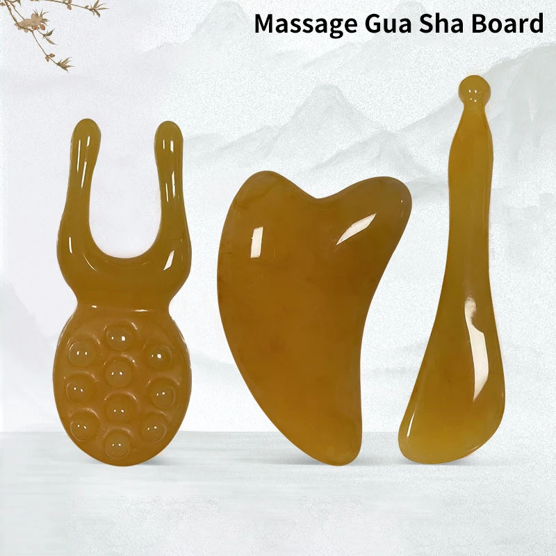 

Resin Gua Sha Board Facial Special Beauty Stick Eye Lifting Rod Acupoint Massage Nose Scraper Health Care Massage Scraping Tools