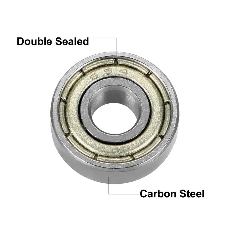 4Pcs 694ZZ Deep Groove Ball Bearings 4×11×4mm Double ZZ Metal Shield Bearing Steel Miniature Bearings 694-2Z