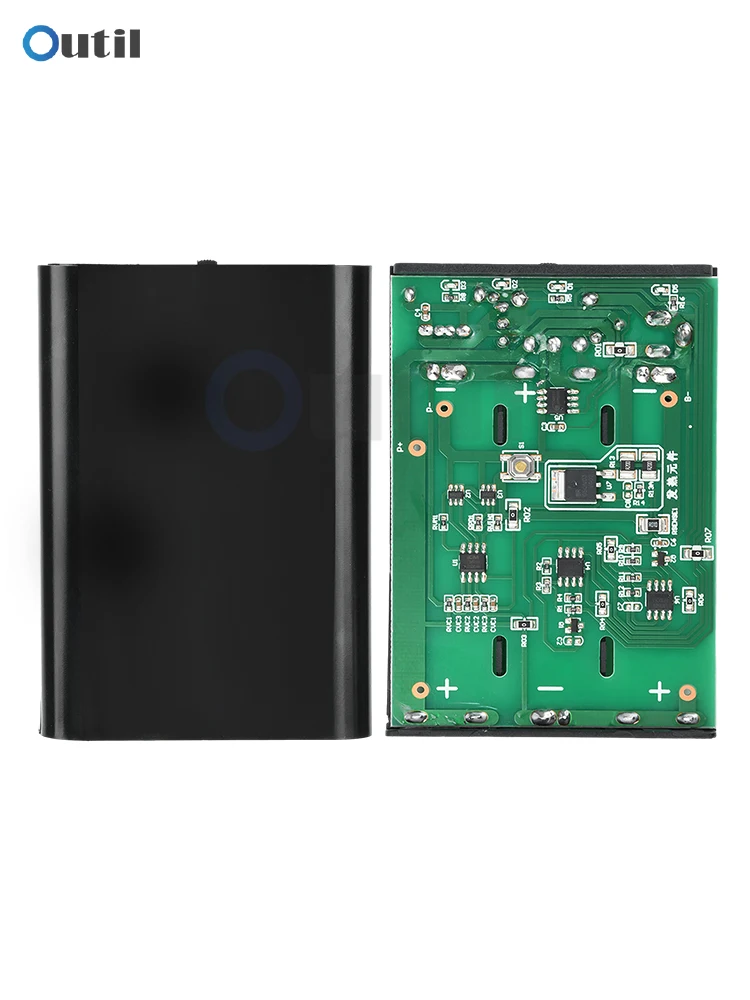 DC 12V Output 3 x 18650 Battery Box with DC Wire UPS Non-welding DIY Power Bank Box DC Battery Holder for LED Light WiFi Router