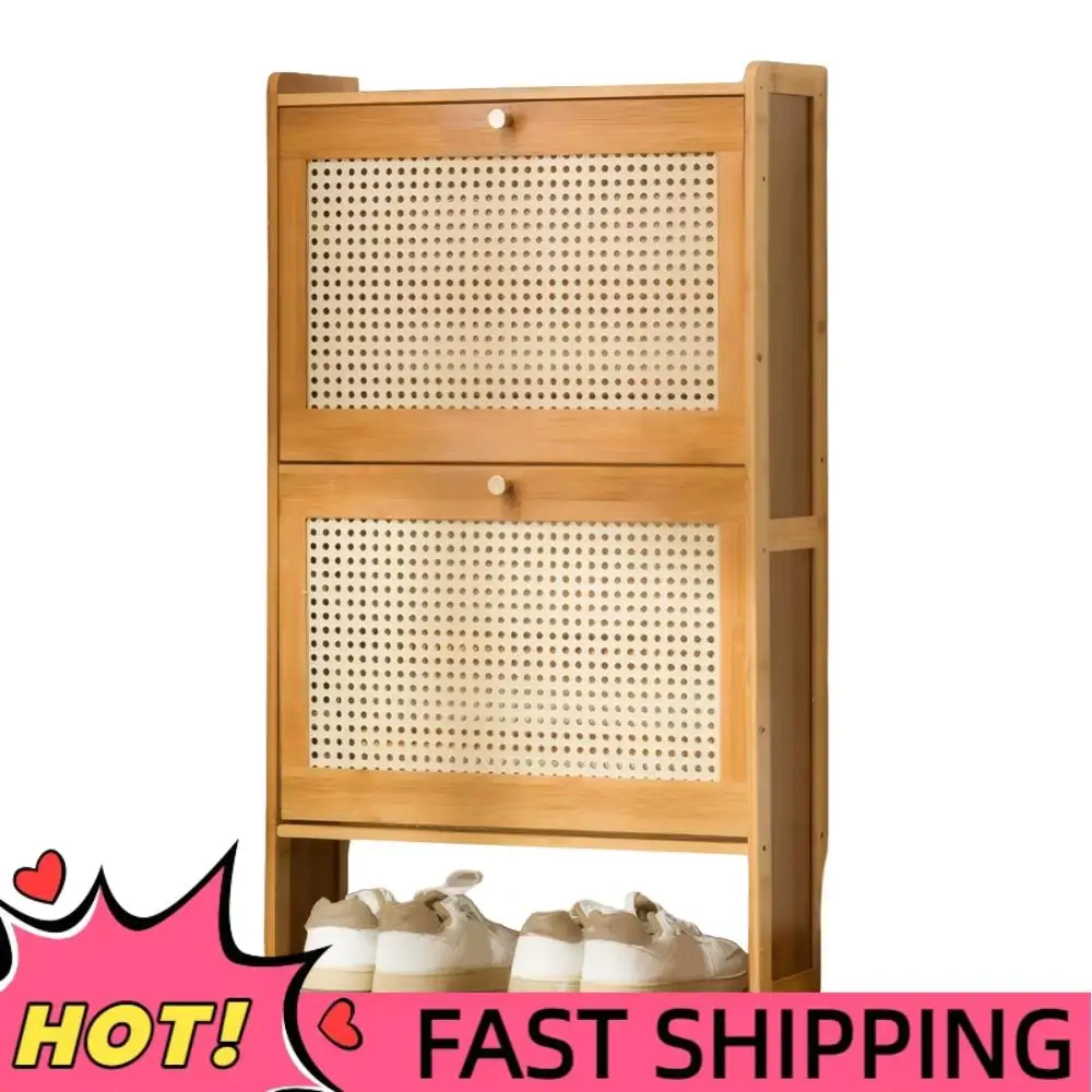 

Free Standing Shoe Rack Wear Resist Shoes Storage Organizer Entrance Shoe Storage Cabinet for Hallway Living Room Or Bedroom