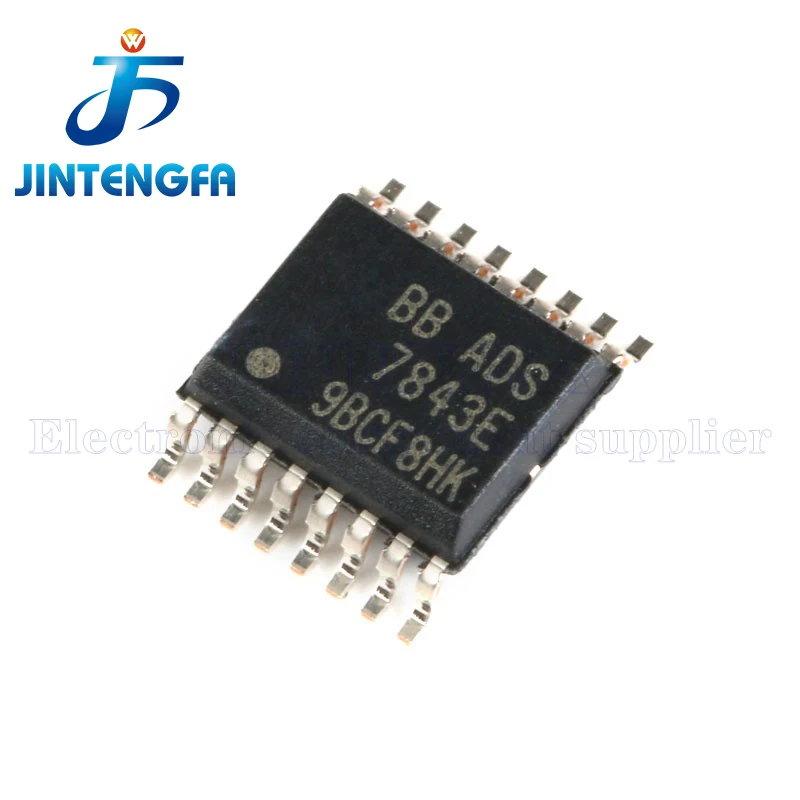 ADS7843E 7843E ADS7843 SSOP-16 Touch Screen Controllers 12-bit Sampling Analog To Digital Converter ADC IC SMD Chip