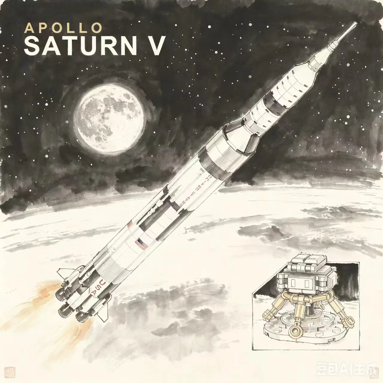 1969PCS Apollo Saturn V Building Blocks Model Space Rocket 37003 Assembly Bricks Toys Birthday Gifts 21309