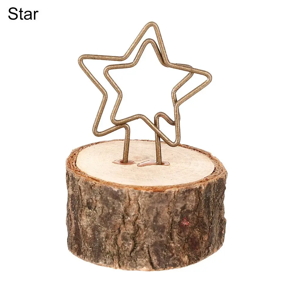 

Round Shape Base Table Numbers Holder Paper Clamp Wedding Supplies Photos Clips Place Card Picture Frame Clamps Stand
