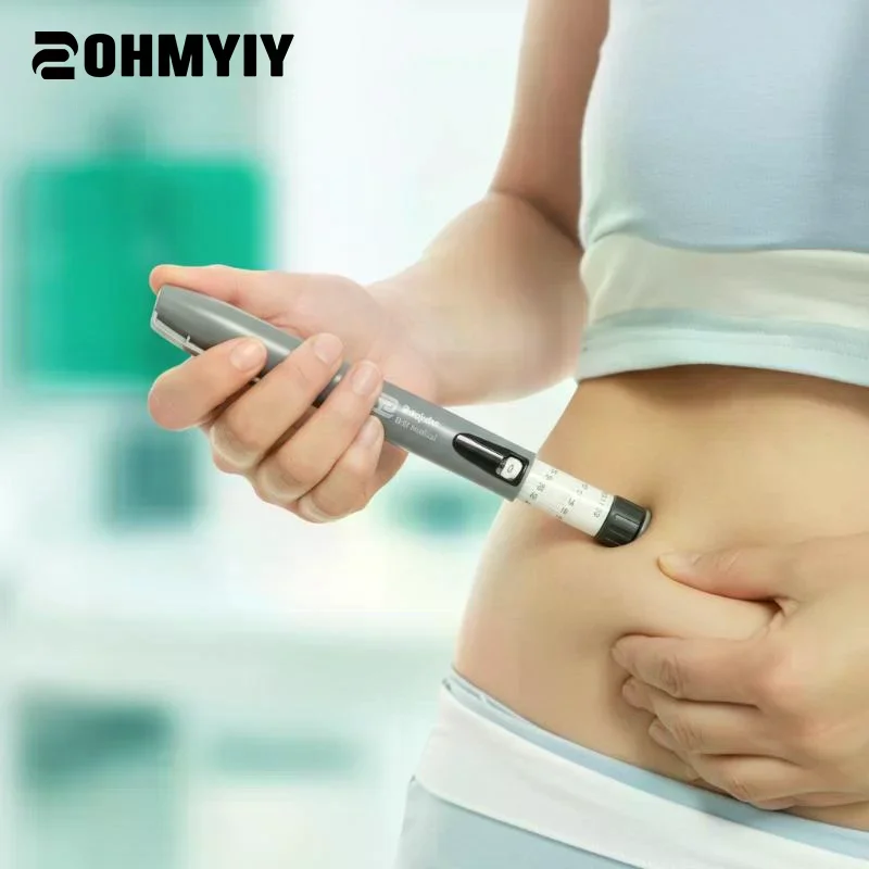 Reusable Insulin Pen Precision Dosing with Storage Bag Ideal for Home Use Diabetic Supplies Kit
