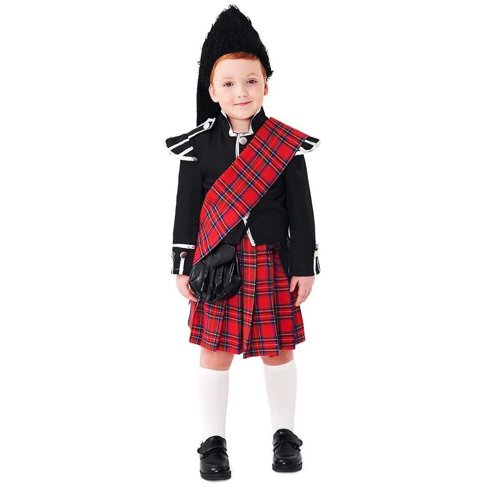 

Солдат на Хэллоуин, orm Детский день, сценическое представление, клетчатый костюм для косплея, и красный наряд Cheered Parade