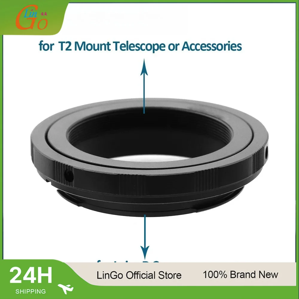 LinGo T2-LR Lens Adapter Mount Adapter Ring For Leica R Camera To T-Mount T2-LR L/R Camera Adapter Ring Lens