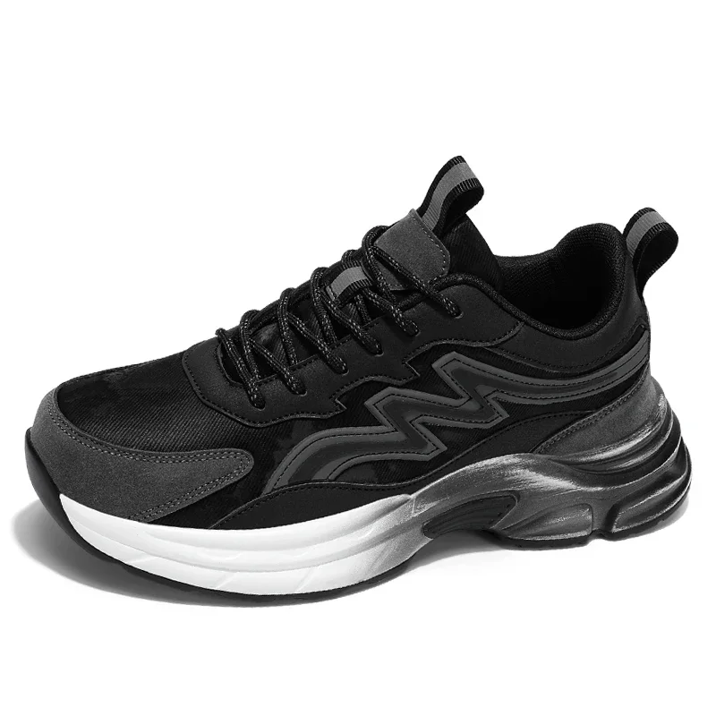 Big Size 39-48 Men Sneakers Comfortable Running Shoes Height Increasing Jogging Sneakers Wear-Resisting Outdoor Sports Shoes