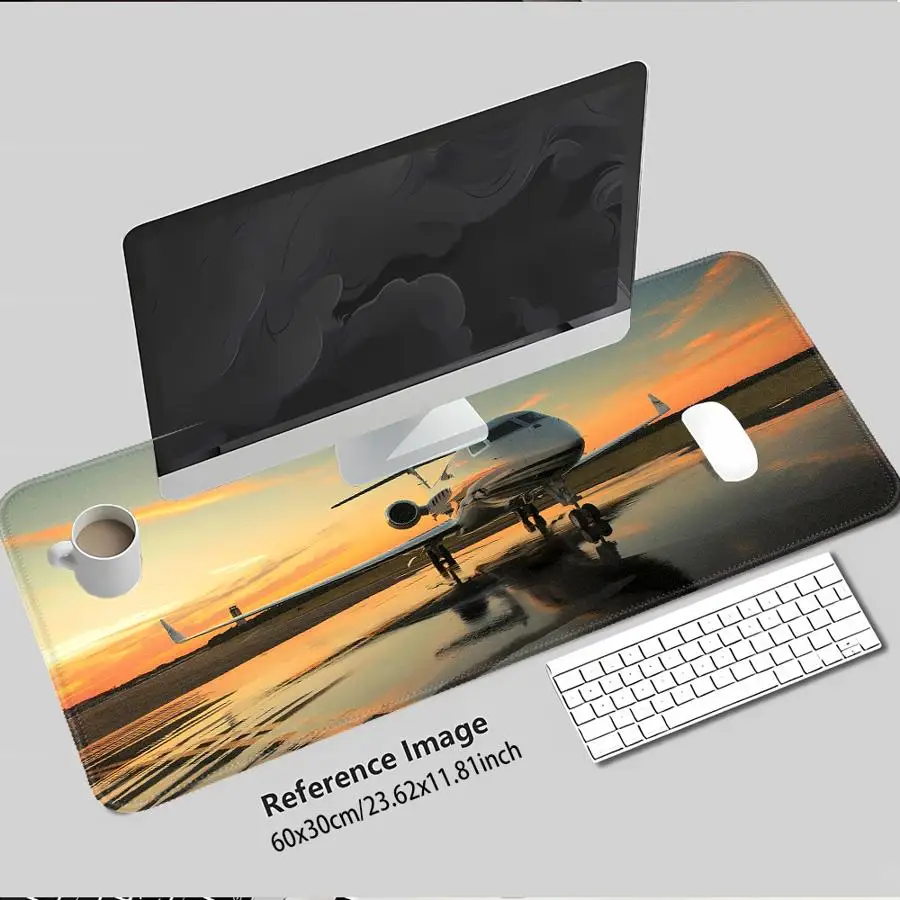 overlock Mouse Pad office Pad Game Console Pad Desk accessories Computer Laptop Pad Keyboard Mouse Pad Plane Pattern
