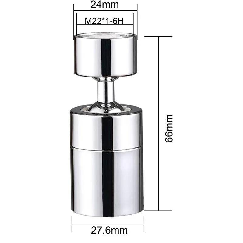 1pc torneira aeradores cabeça anti respingo filtro torneira 22mm móvel torneira da cozinha bico de poupança de água pulverizador 3-cores