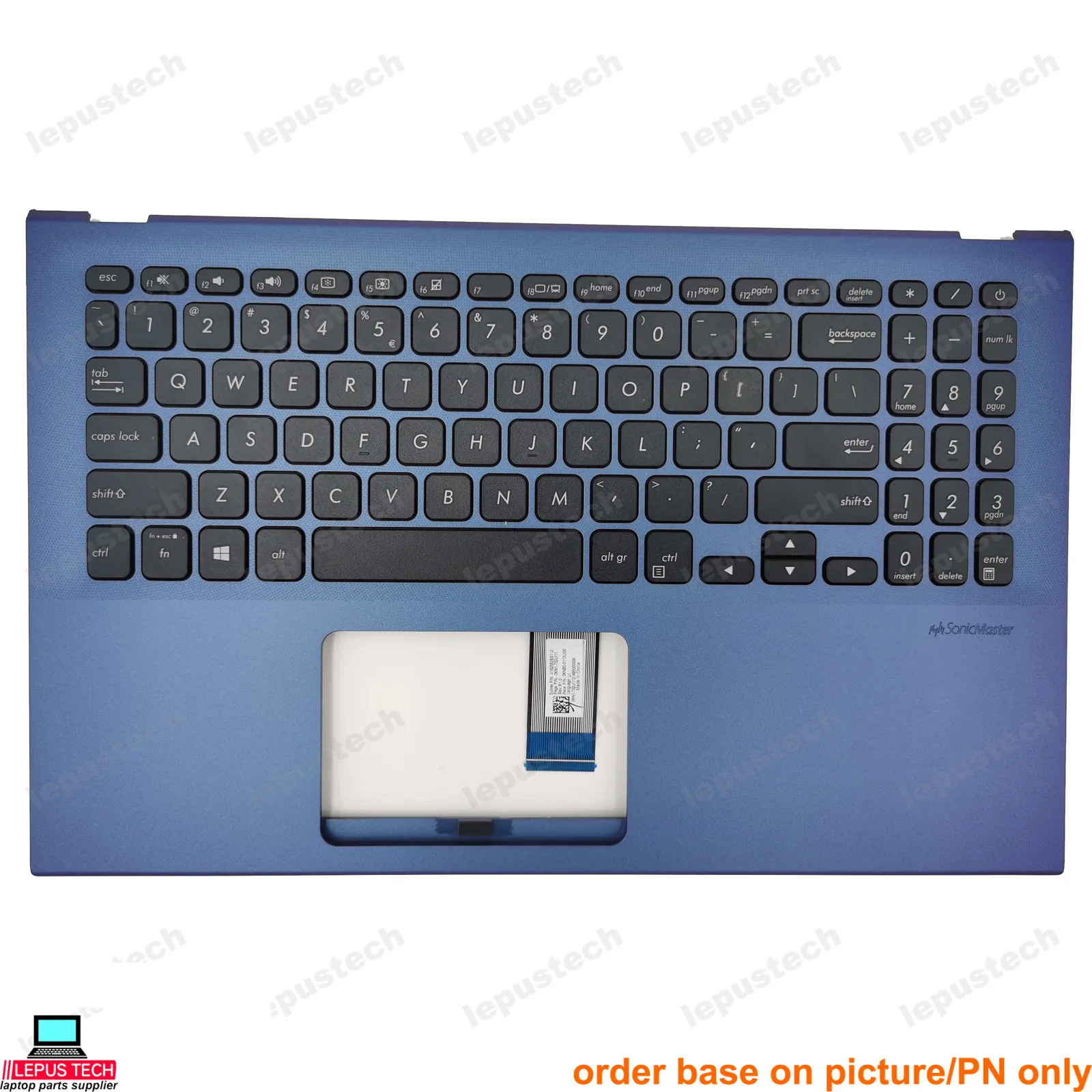 US keyboard for ASUS X512 Y5100U M5050D V5000F V5000J blue purple US keyboard palmrest original lepus tech