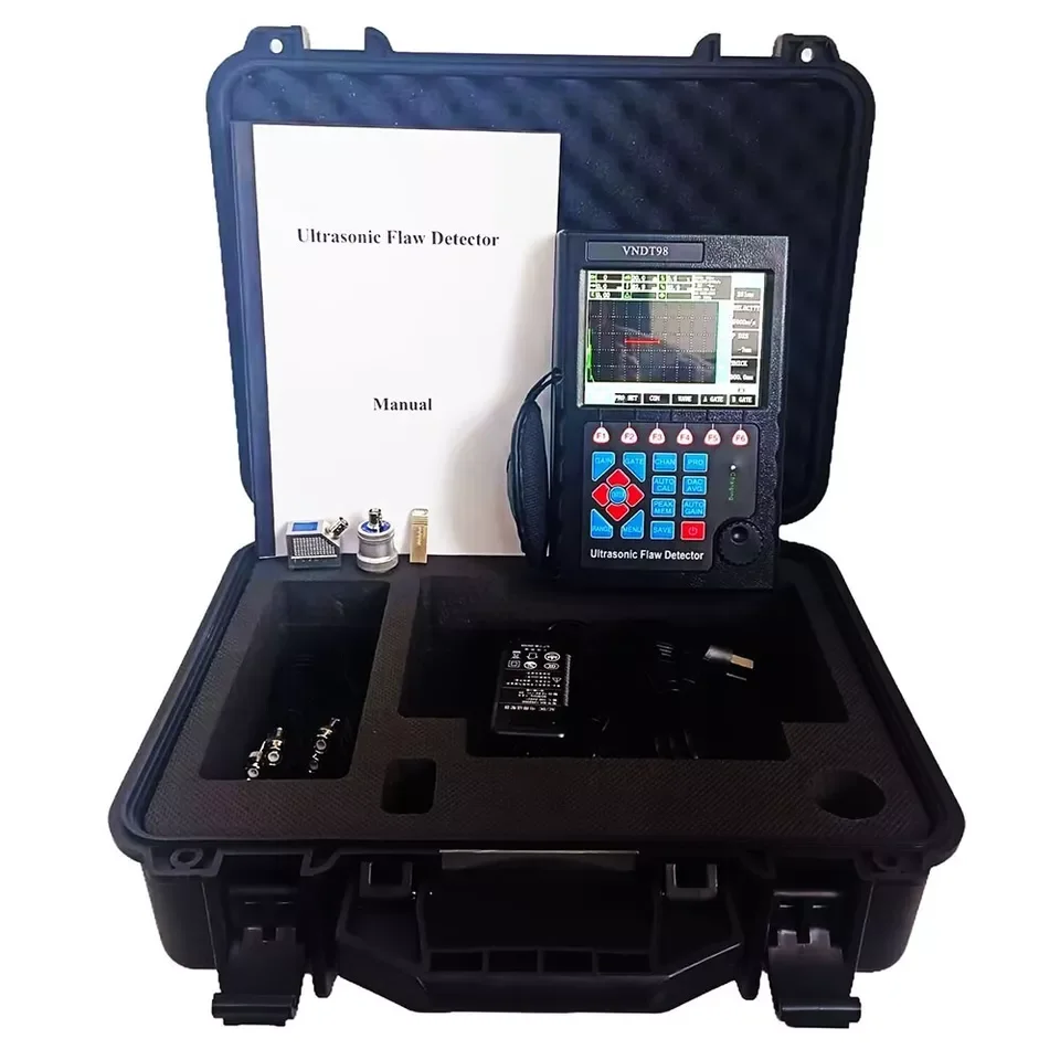 NDT Defectoscope Tester Ultrasonic Flaw Detector with Automated Echo Degree Range 0 ~10000mm Channels 500 Zero (μs) 0.0 ~99.99