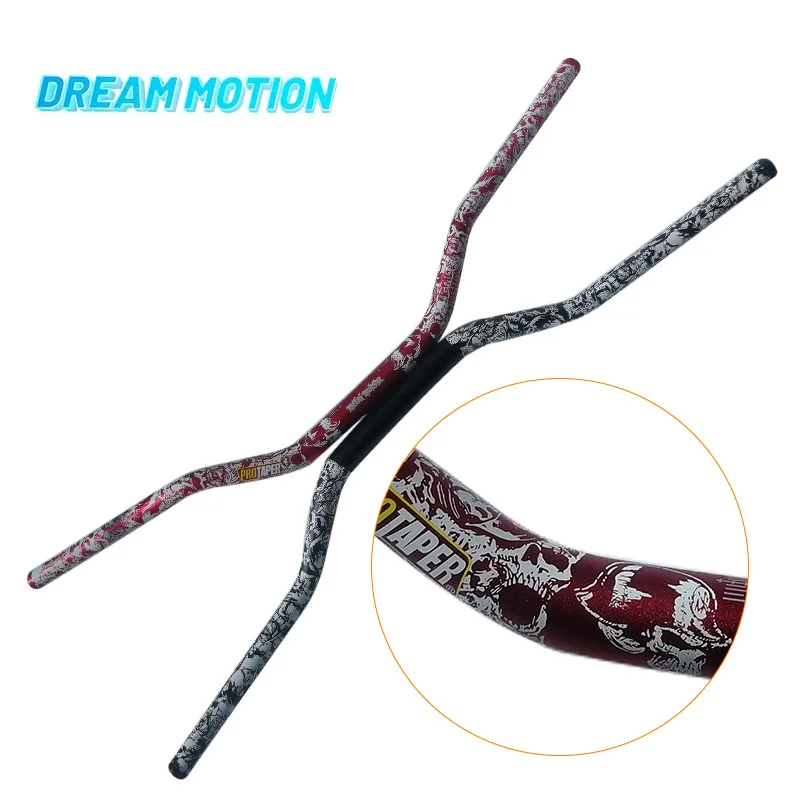 DREAM MOTION  Racing Handlebar Aluminum Alloy Fat Bar Road Bike Handlebar 28mm Road Bicycl Drop Bar 810mm Bicycle Steering Wheel