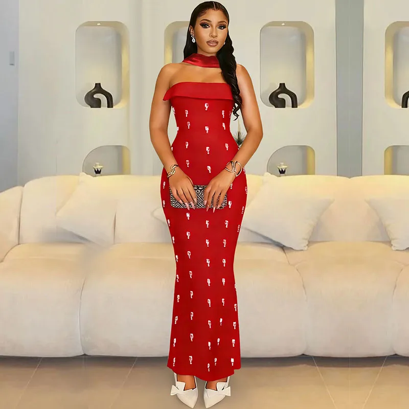 

Doyerl блестящие бриллианты платье со стразами женское роскошное вечернее платье знаменитостей без бретелек-футляр для выпускного вечера Клубная вечеринка облегающее платье макси