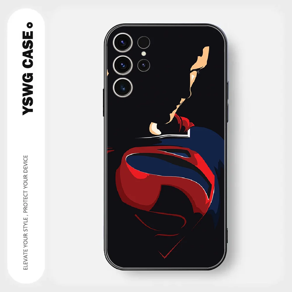 Clark Superman Phone Case For Samsung Galaxy A S 20 21 22 23 12 13 32 33 34 51 52 53 54 71 FE Ultra Plus Cover Silicone