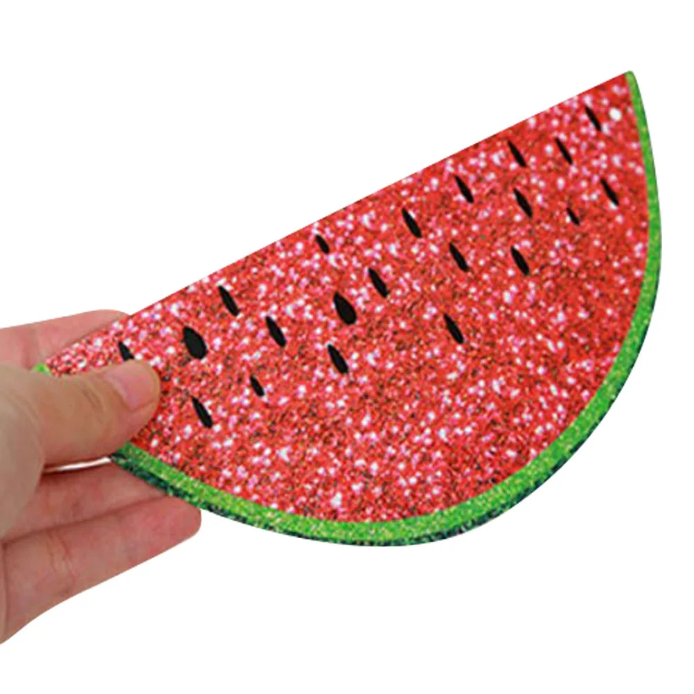 

2pcs Fruit Party Decoration Summer Party Decor Glitter Fruits Theme Banner Watermelon Banana Kiwi Pineapple Shape Garland