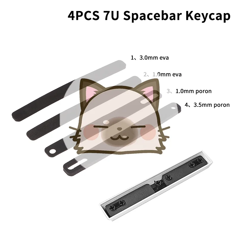 New 4Pcs 7U Spaceba…