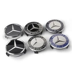 75mm Kołpaki centrujące do kół samochodowych Akcesoria samochodowe do Mercedes Benz Amg C180 C200 C260 W108 W124 W126 W140 W168 W169 W176