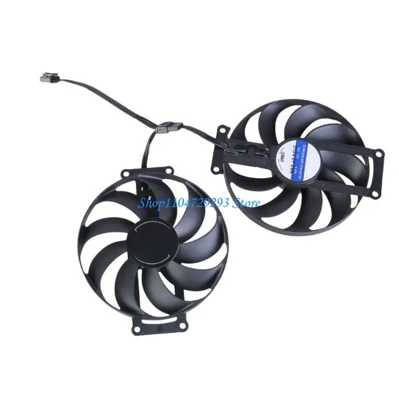 Y2GD 90 mm 6pin CF9010U12D DC12V 0.45A Ventilador GPU para RX6600 6600XT 6700XT Ventilador tarjeta gráfica