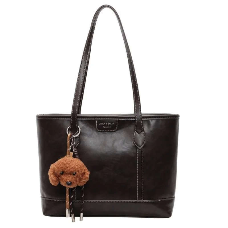 

Luxury Minimalist Tote Bag For Women Featuring Simple Solid Color And Large Capacity Paris Inspired Style