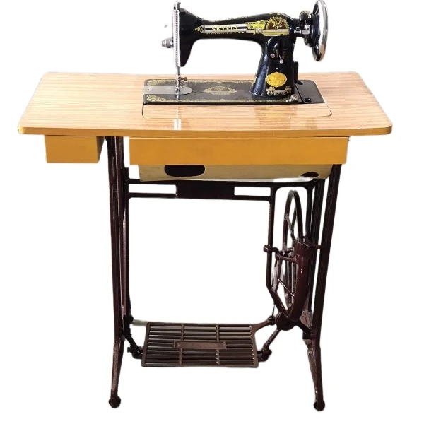 Ja2-1 sewing machine,2-drawer table with cast iron stand