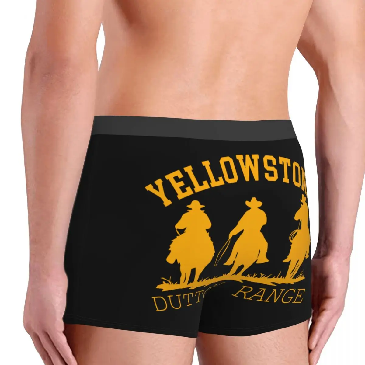 Yellowstone Underwear Men Printed Custom Dutton Ranch Boxer Shorts Panties Briefs Soft Underpants