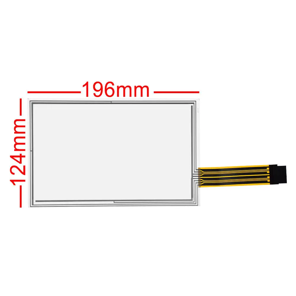 สำหรับ CFX-750 Resistive Touch Screen Digitizer หน้าจอโทรศัพท์ Sensor 196*124มม.