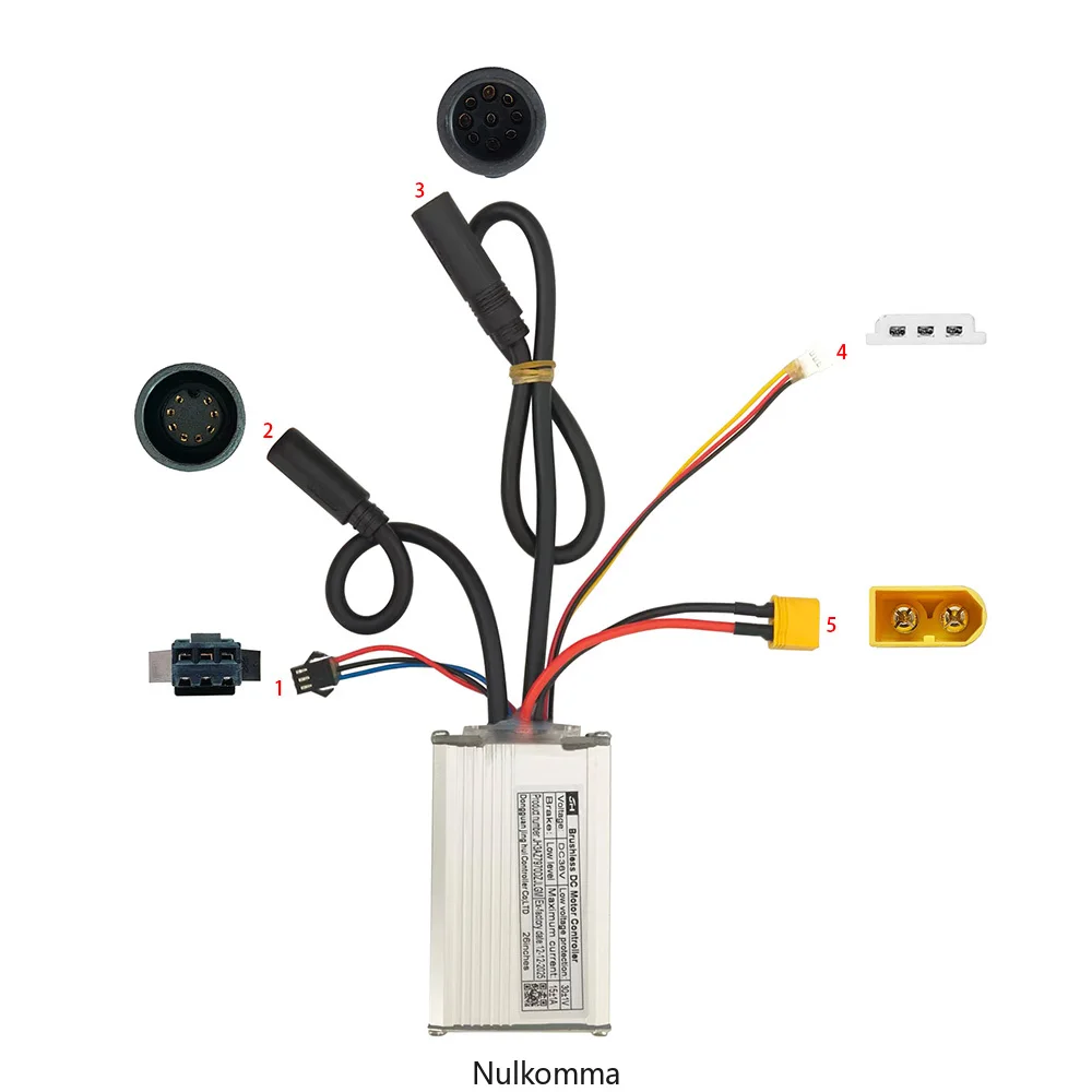 NULKOMMA Brushless Motor Controller JH3AZ7970DZJGM 36V15A E-Bike ScooterUniversal E-Bike Conversion Kit Bicycle Speed Controller