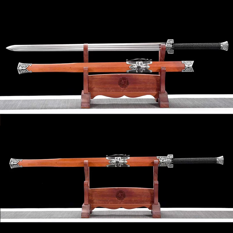 

Chinese Sword, Full Size Sword for Sale, Handmade Chinese Hanjian, Real Steel Blade, Wooden Scabbard-ChiLong