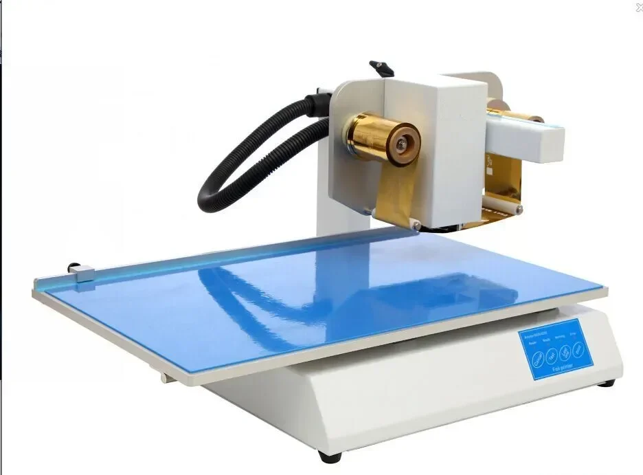 

y SG-8025 flatbed aluminum digital gold foil stamping printing machine for pvc phone shell case
