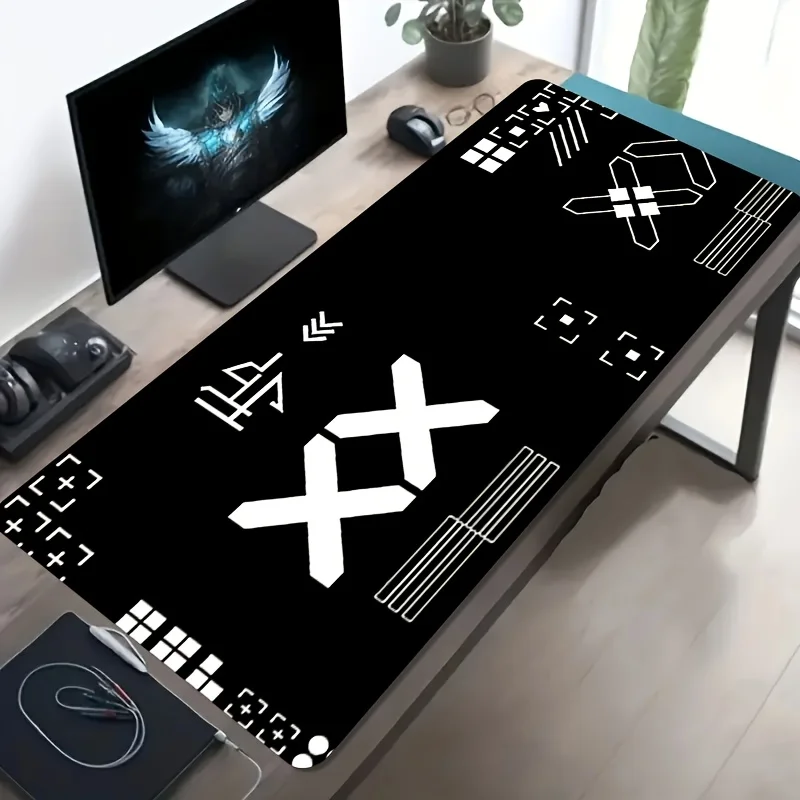 Tapis de souris gaming CSGO, tapis de bureau gamer, grand tapis de clavier XXL, tapis de table pour ordinateur, surface pour accessoires, mauspad