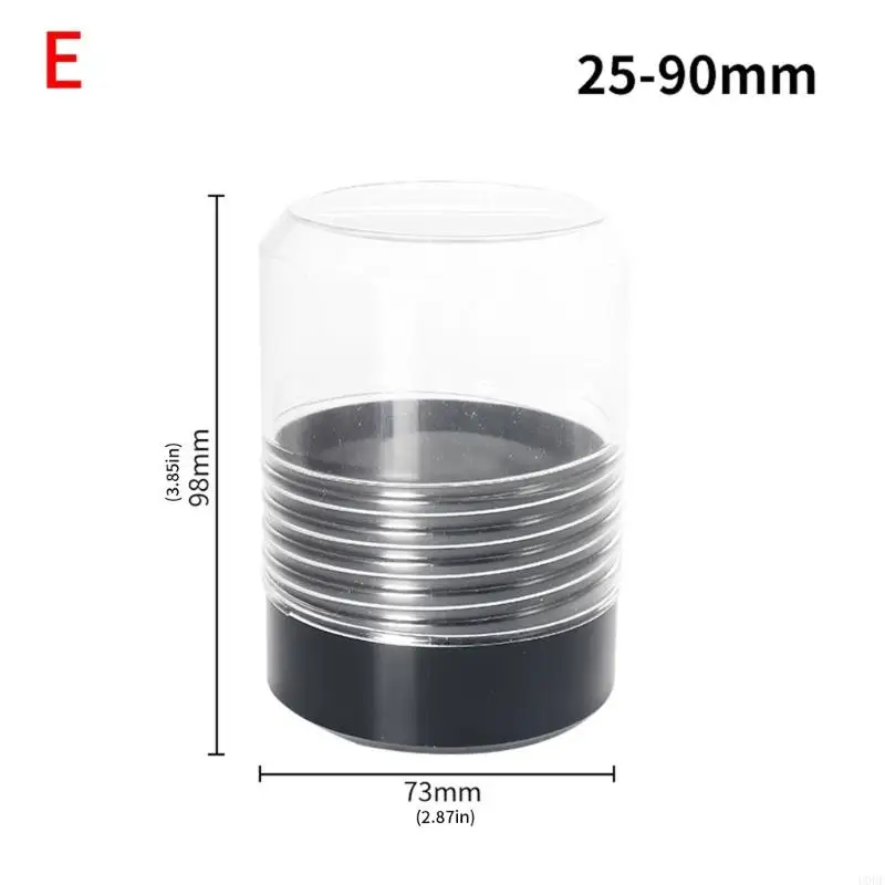 Portable Drill Bit Storage Case With Nonslip Base Tool For Workspaces