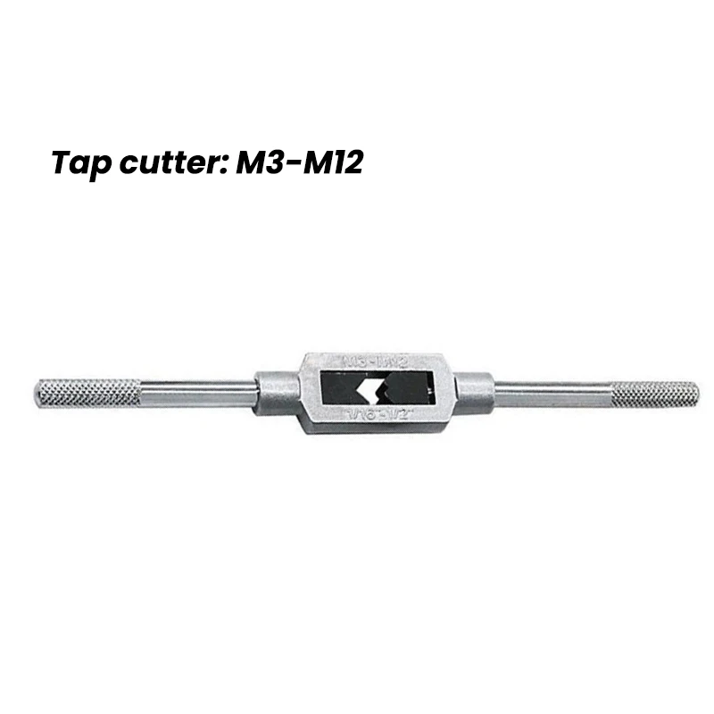 Adjustable Hand Screw Tap Die Wrench M3-12 Tap Wrench With Screw Thread Tap Drill Bit for Car Repair Tool