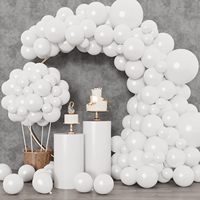 26 colors balloon arch kit, black, white, green, blue, yellow, red latex party balloon wreath, party supplies