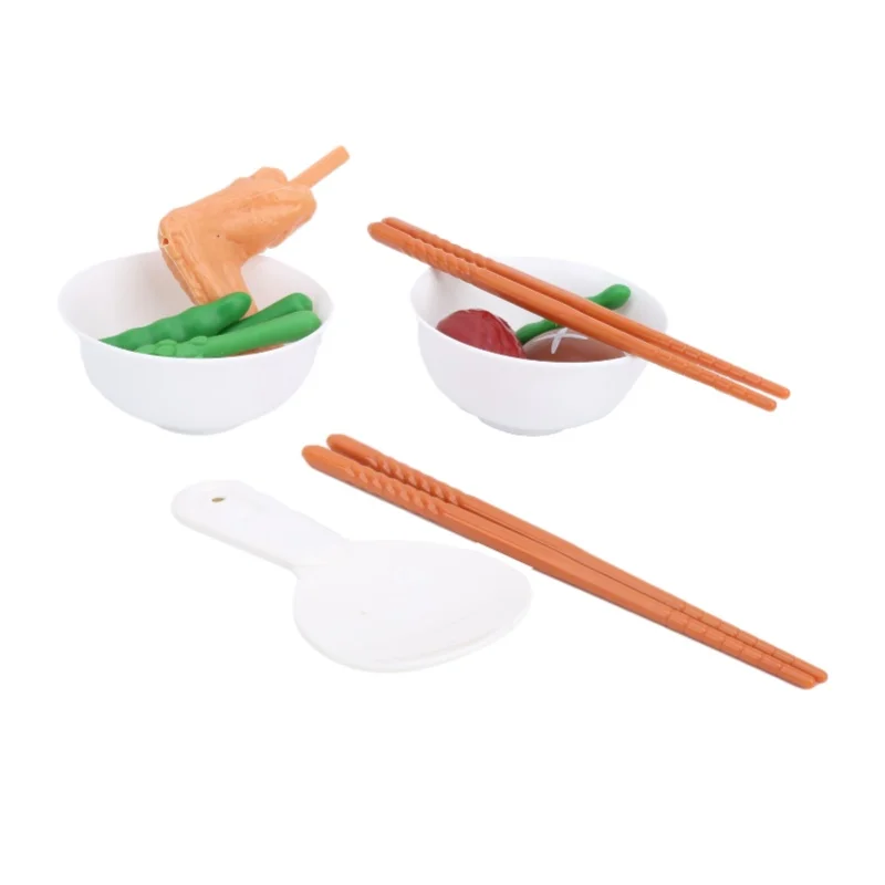 لعبة طبخ الأرز للأطفال، مجموعة ألعاب بلاستيكية لمحاكاة أدوات المطبخ للأطفال #4