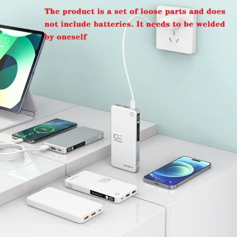 Y1UB 22.5W Power Battery Holder Assembly Case for Fast Charging Phones Tablets