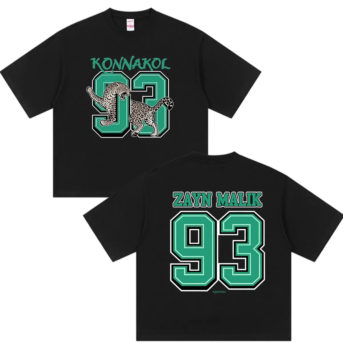 Zayn Malik KONNAKOL 93 Album 2026 Grafik-T-Shirts für Männer und Frauen, modisches, hochwertiges Baumwoll-T-Shirt, Kleidung, übergroße Vintage-T-Shirts