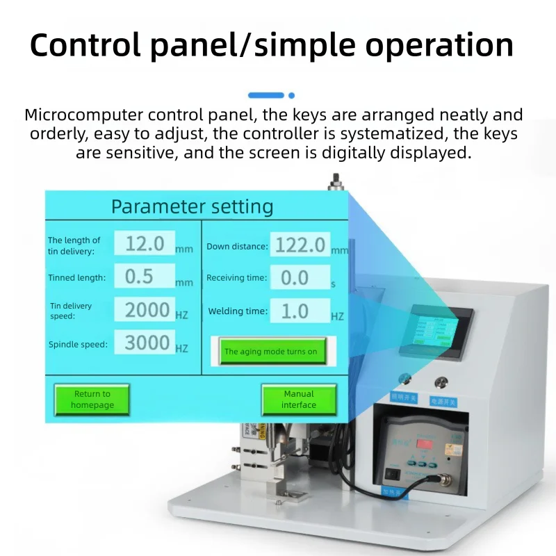 Machine à souder semi-automatique 220V, Machine à souder électrique, connecteurs USB Micro Lightning Type C, Station de soudage